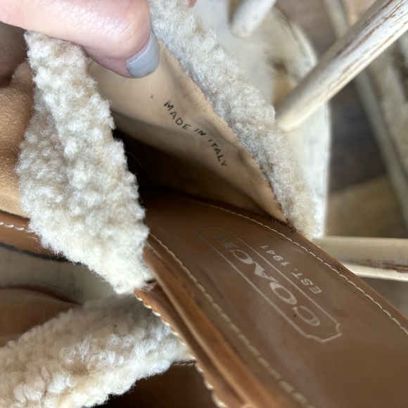 Coach soft Kacie cream clog size 6 - Picture 4 of 7